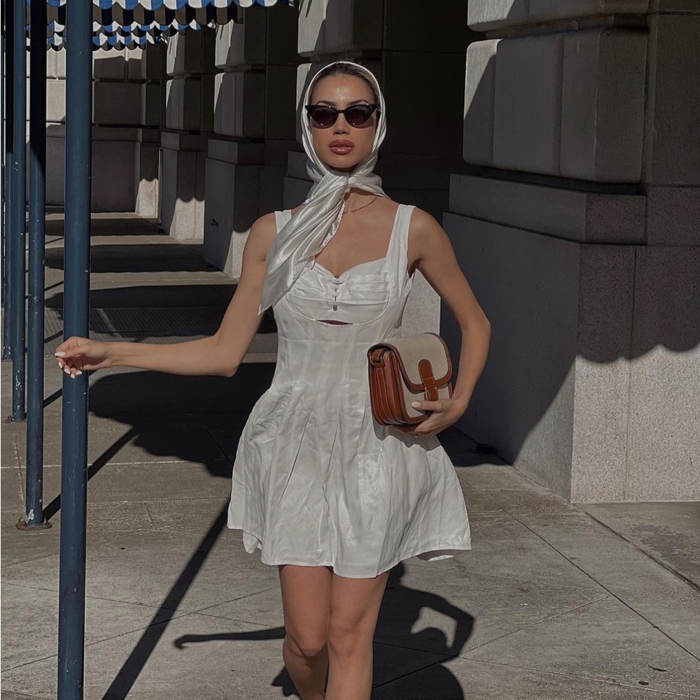 Saturday Club Cutout Short Dress